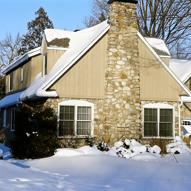 Resided gable