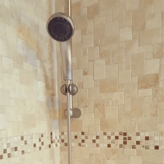 Shower tile detail